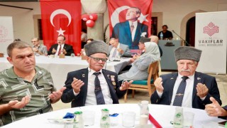 Aydın protokolü gazilerle yemekte buluştu