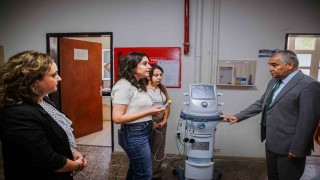 Aydın SHMYOya Yeni Nesil Fizyoterapi Cihazı