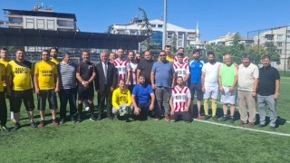 Aydında imamlar yeşil sahada buluştu