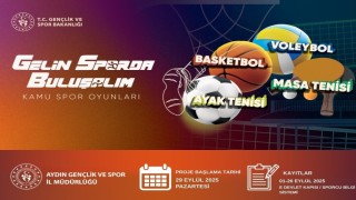 Aydında Kamu Spor Oyunları başlıyor