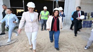 Aydında Kapalı Spor Salonu inşaatı hızla sürüyor