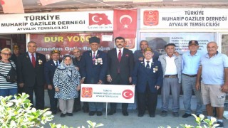 Ayvalıkta Cumhuriyet Başsavcısı Acemoğlu gazileri unutmadı