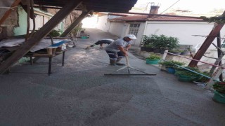 Babadağın Gazi Mahallesinde tamamlanan yol çalışmaların ardından hizmete sunuldu