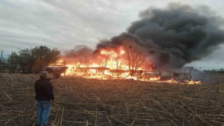 Bağ evi alev topuna döndü, dakikalar içinde kül oldu