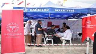 Bağcılar Meydanında ücretsiz sağlık hizmeti