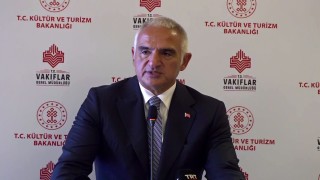 Bakan Ersoy: Ülke sınırlarımızda ve uluslararası alanda tarihimize, medeniyetimize ait tüm eserleri bulup, yeniden ayağa kaldırmanın gayretindeyiz