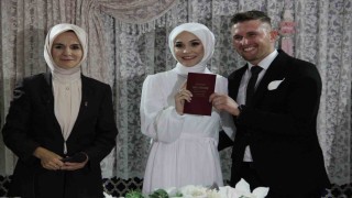 Bakan Göktaş, Çorumda nikah şahidi oldu
