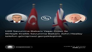 Bakan Güler, Birleşik Krallık Savunma Bakanı Healey ile görüştü