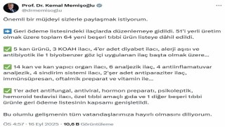 Bakan Memişoğlundan müjde