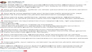 Bakan Yerlikayadan, 2025-2026 eğitim öğretim yılı için alınan tedbirlere ilişkin açıklama