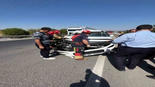 Balıkesirde çift taraflı trafik kazası; 1 yaralı