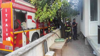 Balıkesirde ev yangını