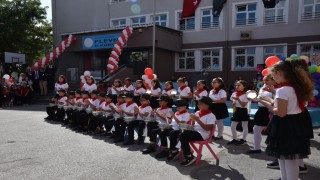 Balıkesirde okullarda ders zili çaldı