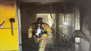 Bandırma-Karacabey yolundaki tesiste çıkan yangın kısa sürede söndürüldü