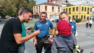 Bankta bırakılan çanta polisi alarma geçirdi