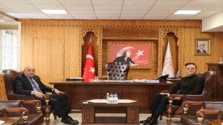 Basın Savcısı Oğuz Yılmazdan Kaymakam Baskına hayırlı olsun ziyareti