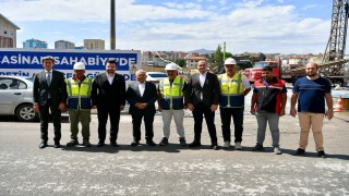Başkan Büyükkılıç ile Başkan Okandandan, Sahabiye Projesi 2. Etap çalışmalarına inceleme