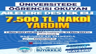 Başkan Büyükkılıçtan eğitime destek: 7 bin 500 TL nakdi yardım