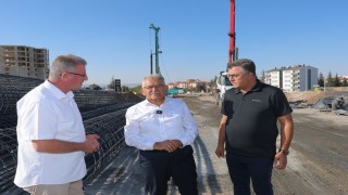 Başkan Büyükkılıçtan Meteoroloji Katlı Kavşağı Projesine yakın takip