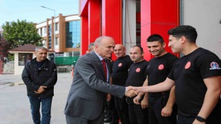 Başkan Özlü itfaiye personelleri ile bir araya geldi