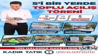 Başkan Tatık tamamlanan 5 yatırımı Tavaslıların hizmetine açıyor