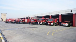 Başkan Yalçın: 2025te çıkan yangınlarda 3 bin 550 litre köpük ve jel bazlı söndürücü kullandık