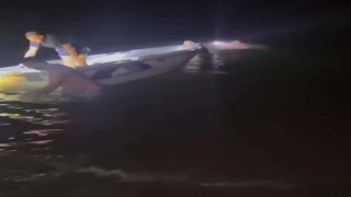 Batan balıkçı teknesindeki 3 kişiyi trafik polisi kurtardı