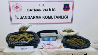 Batmanda 6 kilo 300 gram esrar ele geçirildi