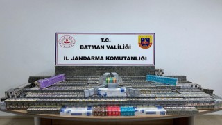 Batmanda kaçak sigara ele geçirildi
