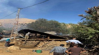 Batmanda korkutan yangın