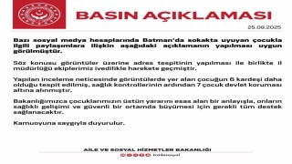 Batmanda sokakta uyuyan çocuk ve 6 kardeşi devlet koruması altına alındı