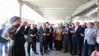 Bayburtta Ahilik Haftası kutlamaları kapsamında pazar yeri dualarla açıldı