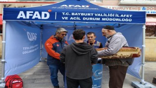 Bayburtta cami ve mahallelerde vatandaşlar afet konularında bilgilendirildi