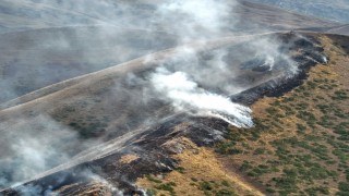 Bayburtta örtü yangını söndürüldü