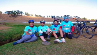 Beyağaçın güzellikleri Sandras Dağı Bisiklet, Kültür ve Doğa Şenliğiyle keşfedildi