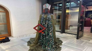 Beyoğlunda geri dönüşüm malzemelerinden sergi açıldı