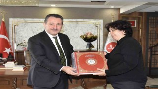 Bilecikte Altı Nokta Körler Derneğinden müftülüğe anlamlı görüşme