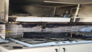 Bilecikte aspiratör alev alırken, bir kişi yaralandı