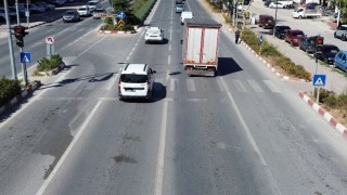 Bilecikte drone destekli trafik denetiminde 17 sürücüye ceza