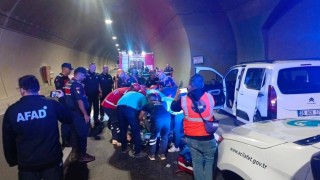 Bilecikte Osmangazi Tünelinde tatbikat