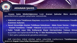 Bingölde 8 yıl kesinleşmiş hapis cezası bulunan zanlı yakalandı