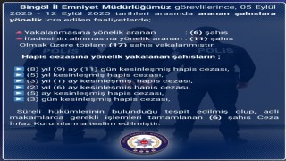Bingölde aranan 17 şahıs yakalandı