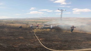 Bingölde örtü yangını