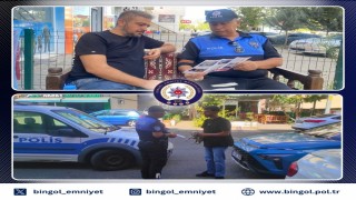 Bingölde vatandaşlar dolandırıcılık ve hırsızlık olaylarına karşı bilgilendirildi