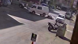 Bisikletle çay servisi yapan garson ölümden döndü