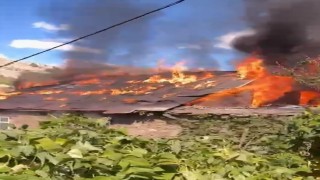 Bitliste 2 katlı evde korkutan yangın