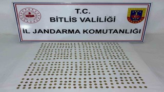 Bitliste Roma dönemine ait 500 adet sikke ele geçirildi