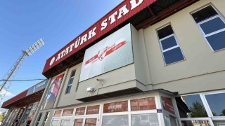 Bolu Atatürk Stadyumunda hummalı çalışma