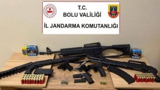 Boluda düğün magandalarına geçit yok: 7 silah ele geçirildi
