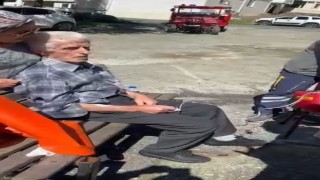 Borçkada sel nedeniyle yolu kapanan köydeki hasta helikopterle hastaneye sevk edildi